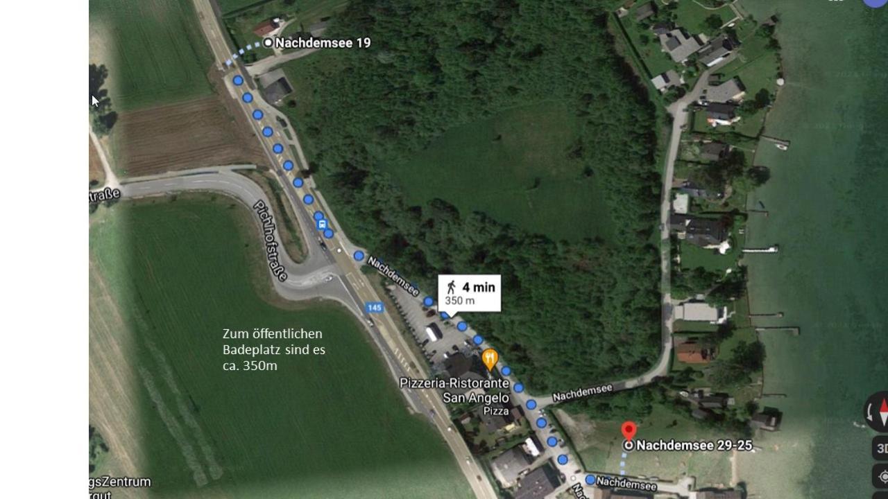 Ferienhaeuschen Am Traunsee Mit Tretboot Zur Freien Nutzung Am Badeplatz Altmuenster Bagian luar foto